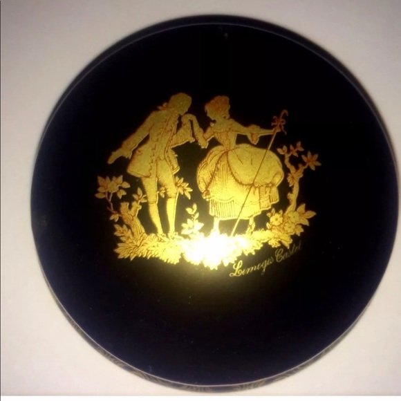 Cobalt Blue Vanity Fragonard Limoges Castel Box - Picture 12 of 12